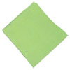 Microfiber Cleaning Cloths,16 X 16, Green, 12/carton