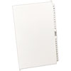 PREPRINTED LEGAL EXHIBIT SIDE TAB INDEX DIVIDERS, AVERY STYLE, 27-TAB, A TO Z, 14 X 8.5, WHITE, 1 SET