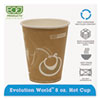 Evolution World 24% Recycled Content Hot Cups, 8 Oz, 50/pack, 20 Packs/carton