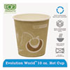 Evolution World 24% Recycled Content Hot Cups, 10 Oz, 50/pack, 20 Packs/carton