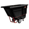 <strong>Rubbermaid® Commercial</strong><br />Rotomolded Tilt Truck, 202 gal, 1,250 lb Capacity, Plastic, Black