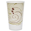 Symphony Paper Cold Cups, 16 oz,  White/Beige, 50/Sleeve, 20 Sleeves/Carton