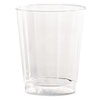 Classic Crystal Tumblers, 8 Oz, Clear, Fluted, Tall, 20/pack, 12 Packs/carton