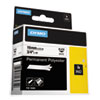 <strong>DYMO®</strong><br />Rhino Permanent Poly Industrial Label Tape, 0.75" x 18 ft, White/Black Print