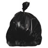 High-Density Waste Can Liners, 56 Gal, 22 Microns, 43" X 48", Black, 150/carton