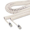 <strong>Softalk®</strong><br />Coiled Phone Cord, Plug/Plug, 25 ft, Beige