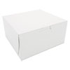 Non-Window Bakery Boxes, 8 X 8 X 4, White, 250/carton