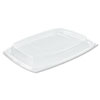 Clearpac Clear Container Lids For 30-60 Oz Containers, Clear, 63/bag, 4 Bags/carton