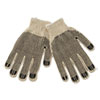 Pvc-Dotted String Knit Gloves, Large, Dozen