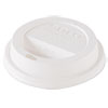 Traveler Dome Hot Cup Lid, Fits 8 Oz Cups, White, 100/pack, 10 Packs/carton