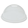 Dome-Top Cold Cup Lids, Fits 24 Oz To 26 Oz Cups, Clear, 100/sleeve, 1,000/carton