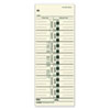 <strong>TOPS™</strong><br />Time Clock Cards, Replacement for M-33, One Side, 3.5 x 9, 500/Box