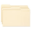 Top Tab File Folders with Antimicrobial Product Protection, 1/3-Cut Tabs: Assorted, Legal, 0.75" Expansion, Manila, 100/Box