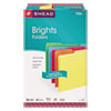 <strong>Smead™</strong><br />Colored File Folders, 1/3-Cut Tabs: Assorted, Legal Size, 0.75" Expansion, Assorted Colors, 100/Box