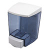 ClearVu Encore Liquid Soap Dispenser, 30 oz, 4.5 x 4 x 6.25, Black/White