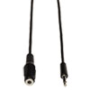 3.5mm Mini Stereo Audio Extension Cable For Speakers And Headphones (m/f), 6 Ft.