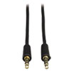 3.5mm Mini Stereo Audio Cable For Microphones/speakers/headphones (m/m), 6 Ft.