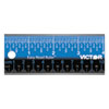 <strong>Victor®</strong><br />Easy Read Stainless Steel Ruler, Standard/Metric, 12".5 Long, Blue