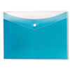 Poly Snap Envelope, Snap Closure, 8.5 X 11, Blueberry