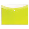Poly Snap Envelope, Snap Closure, 8.5 X 11, Limeade