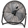 High Velocity Fan, Three-Speed, Black, 24 1/2"w X 8 5/8"h
