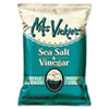Kettle Cooked Sea Salt and Vinegar Potato Chips, 1.38 oz Bag, 64/Carton