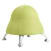 Runtz Ball Chair, Backless, Supports Up to 250 lb, Sour Apple Green Seat, Silver Base