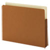 Redrope Drop-Front File Pockets W/ Fully Lined Gussets, 1.75" Expansion, Letter Size, Redrope, 25/box