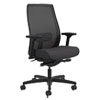 Endorse Mesh Mid-Back Work Chair, Supports Up To 300 Lb, 17.5" To 21.75" Seat Height, Black