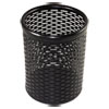 <strong>Artistic®</strong><br />Urban Collection Punched Metal Pencil Cup, 3.5" Diameter x 4.5"h, Black