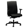 Ignition Series Mid-Back Work Chair, Supports Up To 300 Lb, 17" To 22" Seat Height, Black