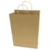 PREMIUM SHOPPING BAG, 12" X 6.5" X 17", BROWN KRAFT, 50/BOX