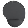 <strong>Innovera®</strong><br />Mouse Pad with Fabric-Covered Gel Wrist Rest, 10.37 x 8.87, Gray