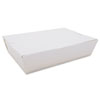 Champpak Carryout Boxes, #2, 7.75 X 5.5 X 1.88, White, 200/carton