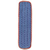 Microfiber Wet Mopping Pad, 18 1/2" X 5 1/2" X 1/2", Red