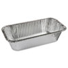 Aluminum Bread/loaf Pans, Ribbed 1/3-Size, 8.04 X 5.9 X 3, 200/carton