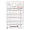Guest Check Book, Two-Part Carbon, 3.5 X 5.25, 1/page, 50 Forms, 100/carton