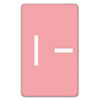 Alphaz Color-Coded Second Letter Alphabetical Labels, I, 1 X 1.63, Pink, 10/sheet, 10 Sheets/pack