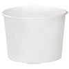 Double Poly Paper Food Container, Squat, White, 16 Oz, 25/pack, 20 Packs/carton