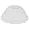 Dome-Top Lid, Fits 28 Oz To 32 Oz Cold Cups, Clear, Plastic, 500/carton
