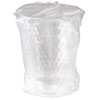 Diamond Tumbler Plastic Cups, 10 Oz, Clear, Individually Wrapped, 25/bag, 20 Bags/carton
