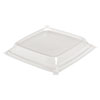 Expressions Cold-Food Container Lids, 7.49 X 7.49 X 1.18, Clear, 300/carton