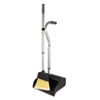 <strong>Unger®</strong><br />Telescopic Ergo Dust Pan with Broom, 12w x 45h, Metal, Gray/Silver
