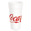 Coca-Cola Foam Cups, 24 Oz, White/red, 20/bag, 25 Bags/carton