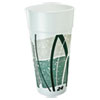 Impulse Hot/cold Foam Drinking Cup, 24 Oz, Flush Fill, White/green/gray, 20/bag, 25 Bags/carton