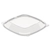 Presentabowls Pro Clear Square Bowl Lids, Large Vented Square, 8.5 X 8.5 X 1, Clear, 63/bag, 4 Bags/carton