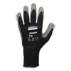 G40 Latex Coated Gloves, 270Mm Length, 11Xl, Poly/Cotton, Gray/Black, 12 Pairs