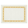 Placemats, Greek Key Pattern, Paper, Gold/white, 14 X 10, 1000/carton
