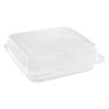 Staylock Clear Hinged Lid Containers, 8.6 X 9 X 3, Clear, 100/pack, 2 Packs/carton