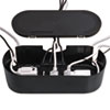 Large Cable Tidy Units, 16.5" x 6.5" x 5.25", Black